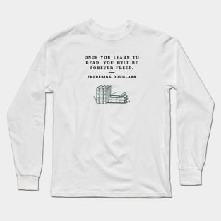 Frederick Douglass Long Sleeve T-Shirt